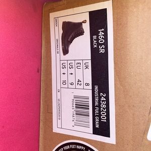 Doc martens 1460Sr black womens size 10 male size 9